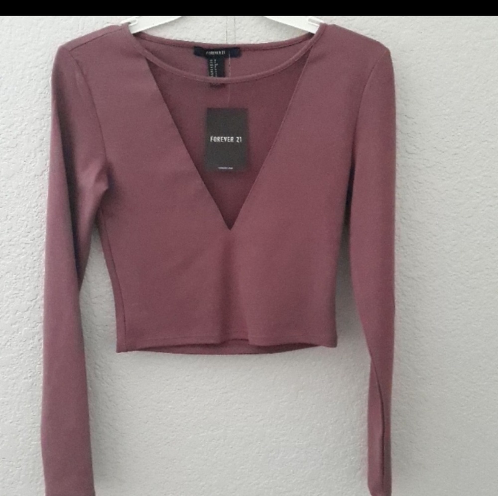 Forver 21 Mesh crop top